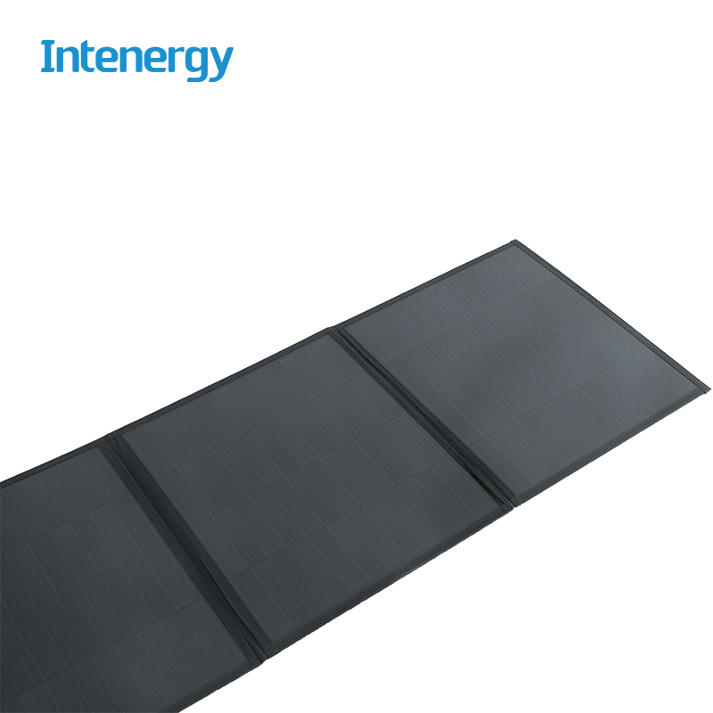 Intenergy 折りたたみ式ソーラー パネル単結晶 200W - 4 Fold