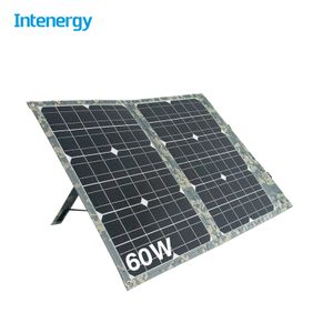 Intenergy 最高品質の ETFE 表面折りたたみ式ソーラー パネル 60 ワット