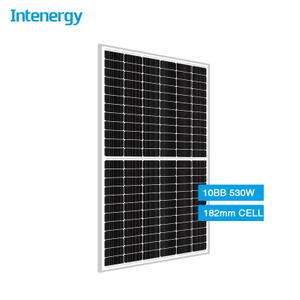 Intenergy ソーラー パネル ベンダー 530W ソーラー パネル 182mm ルーフ システム用両面ソーラー パネル