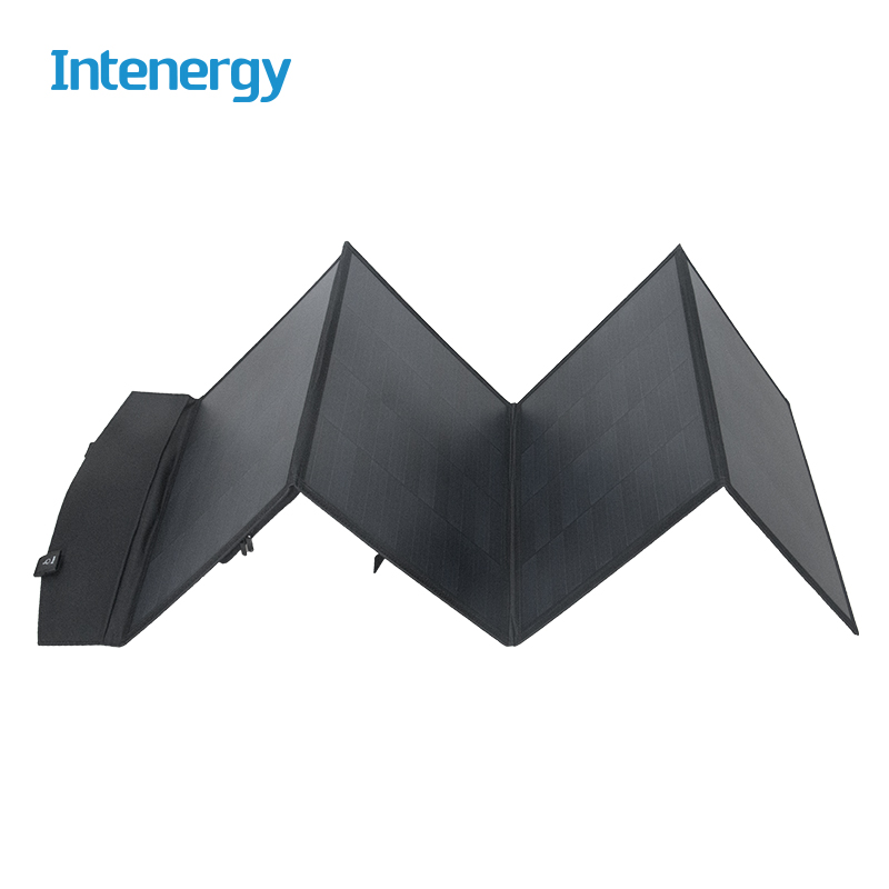 Intenergy 折りたたみ式ソーラー パネル単結晶 200W - 4 Fold