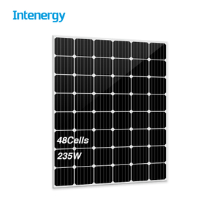 Intenergy High Quality48 Cells 235 Watt Monocrystal Solar Cells 太陽エネルギーパネル