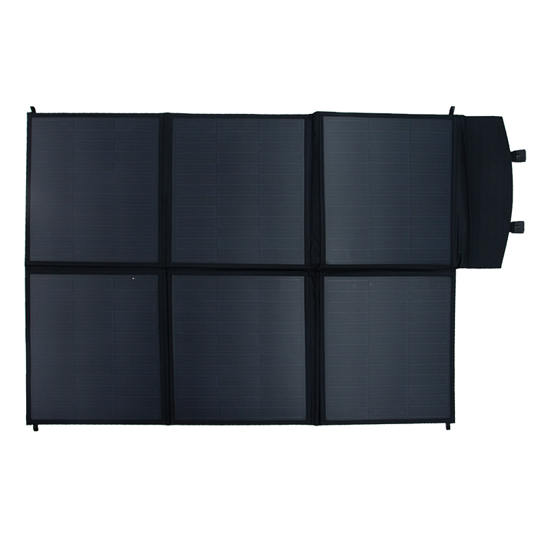 Intenergy 折りたたみ式ソーラー パネル単結晶 120W - 6 Fold