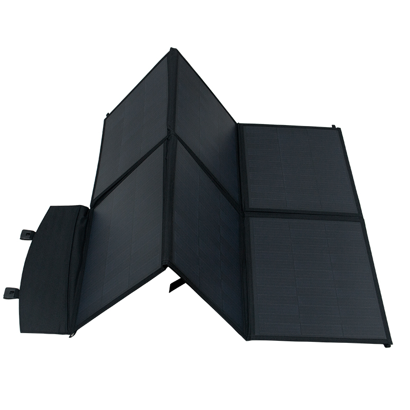 Intenergy 折りたたみ式ソーラー パネル単結晶 120W - 6 Fold