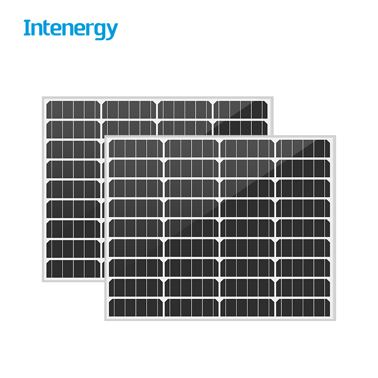 Intenergy 最新のカスタマイズされた 50 ワットの単結晶ソーラー パネル 